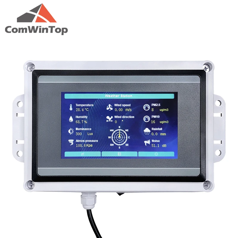 Portable Display Data Logger for CWT-UWD series Ultrasonic Weather Station