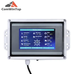 Display portátil Data Logger, Estação Meteorológica Ultrasonic Série CWT-UWD