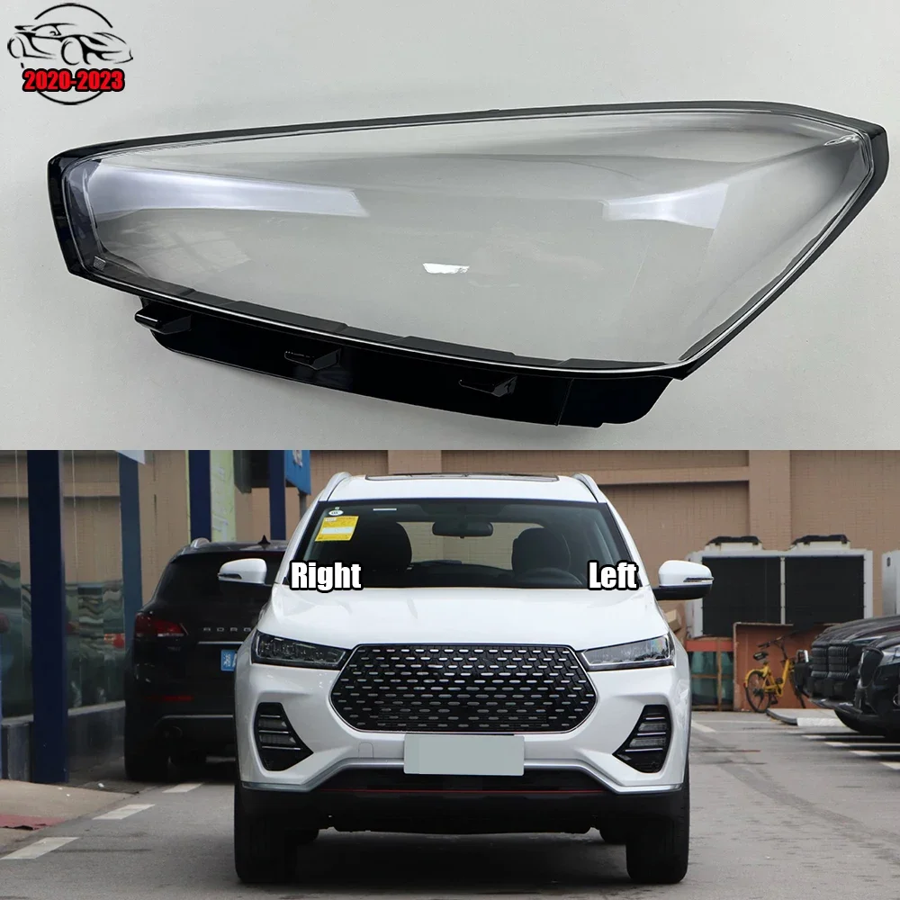 For Chery Tiggo 7 2020-2023 Lampshade Headlamp Shell Lampmask Headlight Cover Transparent Shade Lens Plexiglass