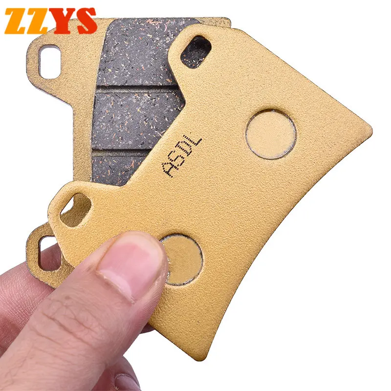 Good Motorcycle Brake Pads Disc Tablets For BREMBO 20 6800 10/20 - Goldline 4 piston P4 30/34 @ 65mm Spacing Two pin pad fixing image 6