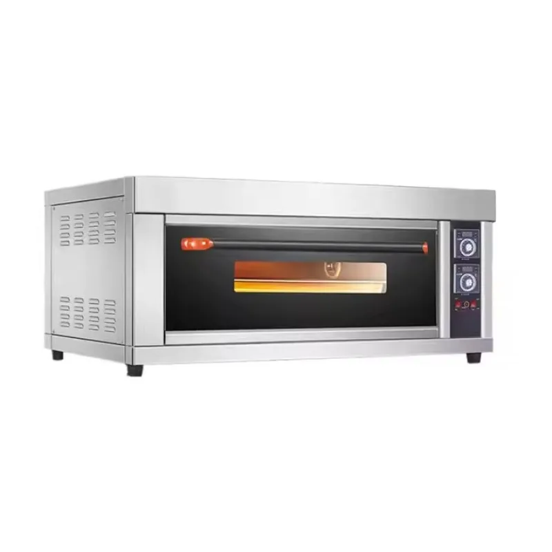 Tecfd 1 desk 2 plates mechanical gas oven for bakery and electric available life long tech support