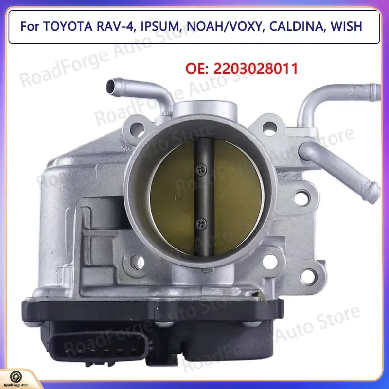 Throttle Body for Toyota 1AZ-FSE D4 RAV4 Avensis Noah Voxy 2.0L VVTi Acceleration Valve Assembly OEM Quality Replacement
