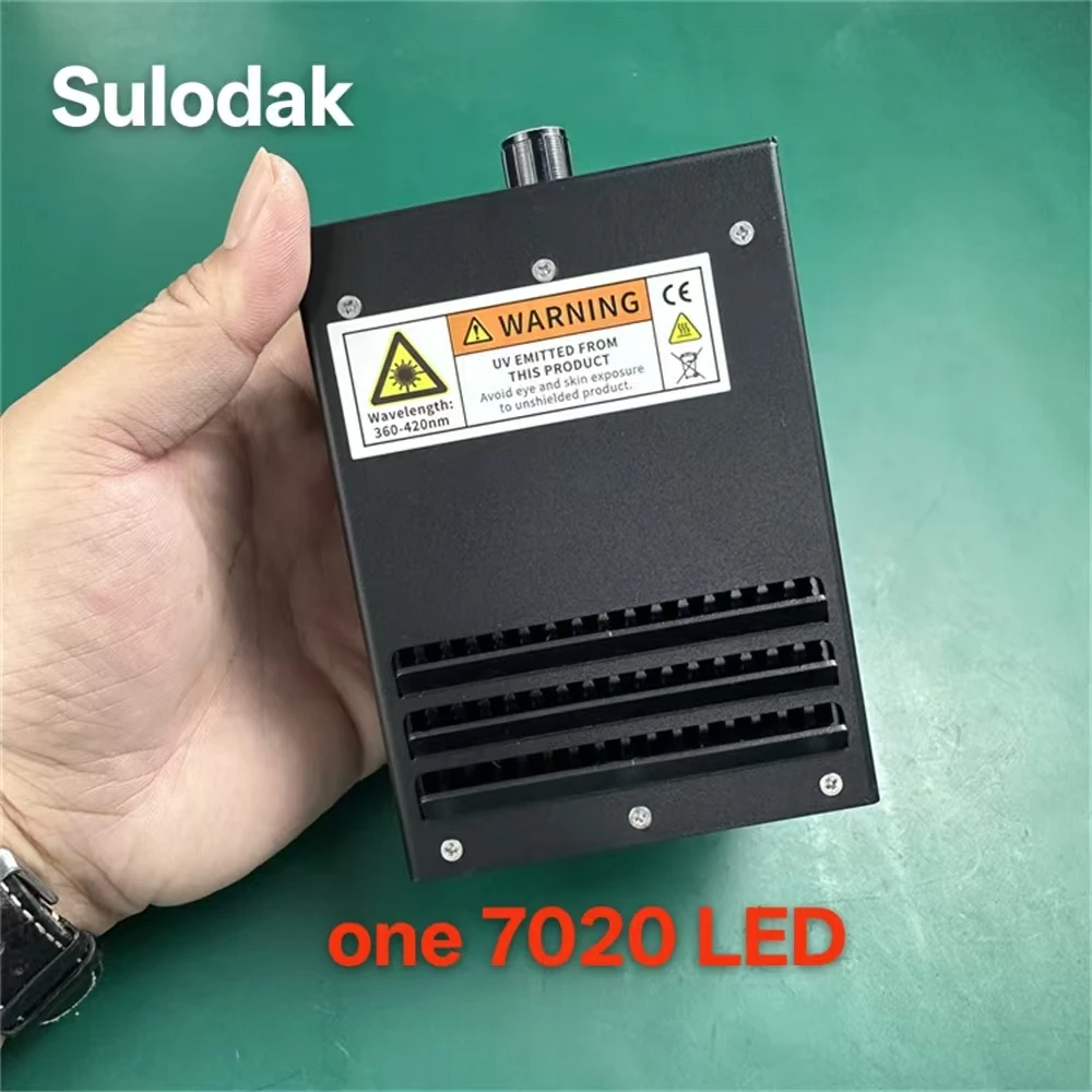 7020 Fan Cooled UV Ink Curing Lamp 100W 395nm for A3 A4 Wall Ground I3200 XP600 TX800 UV LED Printer Drying Light