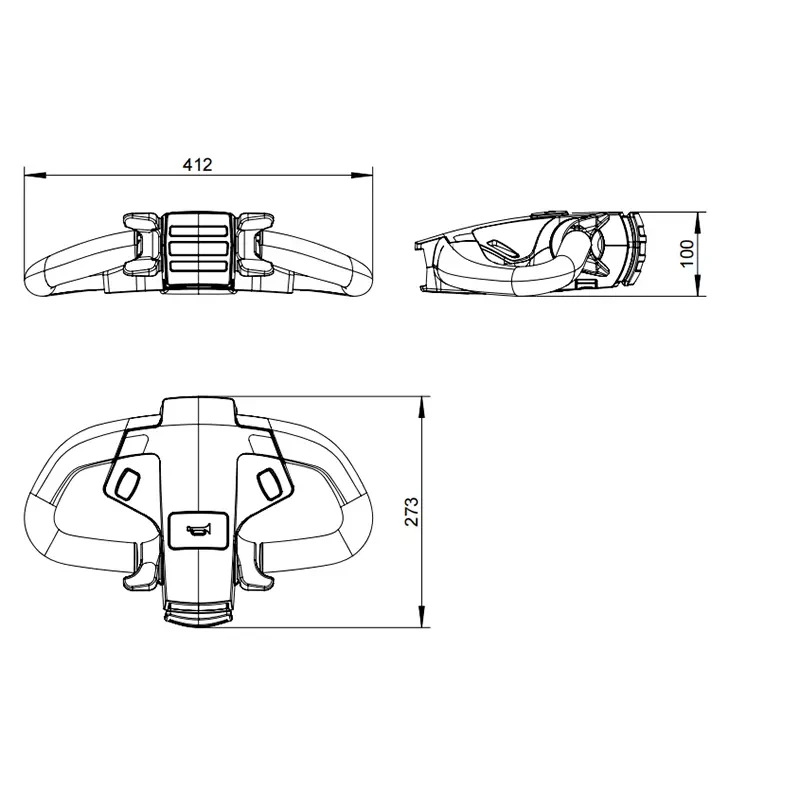 مقبض رأس الحارث 24 فولت Temo 200 للرافعات الشوكية الكهربائية مقبس البليت