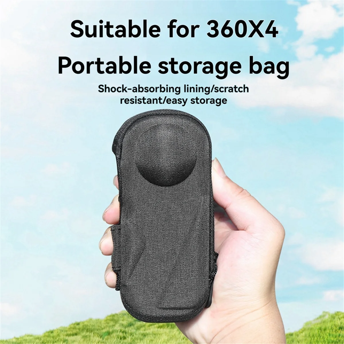 Suitable for Insta360 ONE X4 Sports Camera Protective Case Mini Storage Box, Lightweight Splashproof and