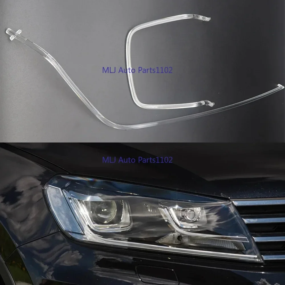 

Headlight Light Guide Tube For VW Volkswagen Touareg 2016 2017 2018 Daytime Running Light (DRL) Light Guide Strip for Headlamps