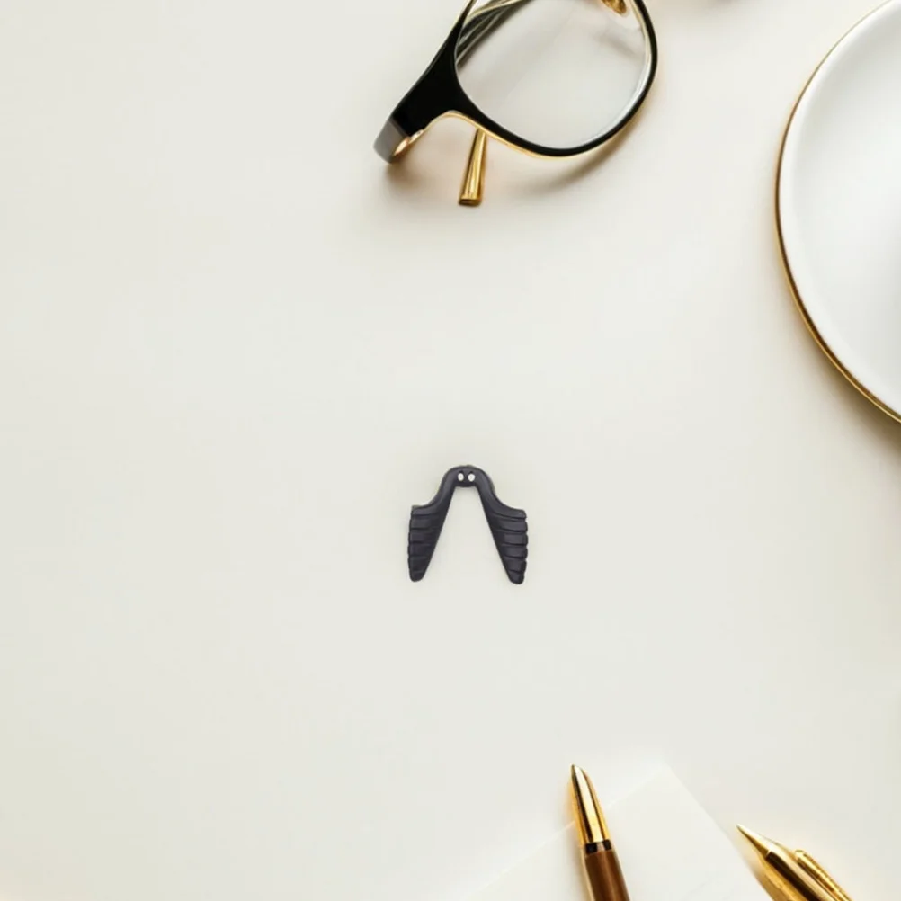 

5Pcs Black Integrated U Shaped Nose Pads for Sunglasses Anti Slip Soft Silicone Cushion Cycling Hiking Eyewear Accessories