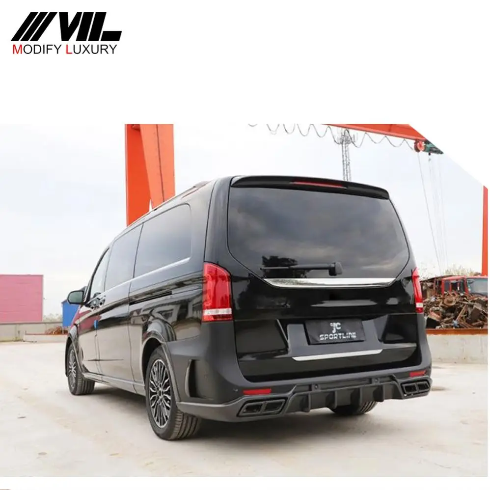 Modify Luxury V Class Carbon Fiber Car Bumpers Body Kits für Mercedes Benz VITO W447 2015-2019