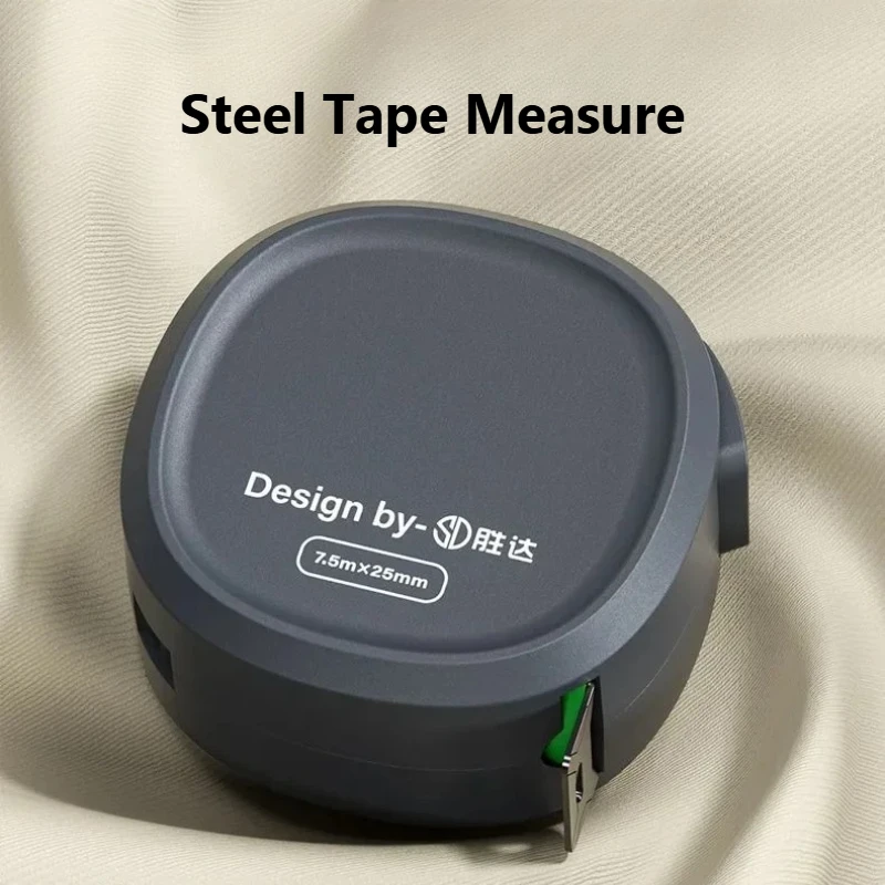 Shengda Tape Measure Self Locking Steel Tape 10 Meters Portable Woodworking Measure Gauging Tool Retractable Meter Ruler
