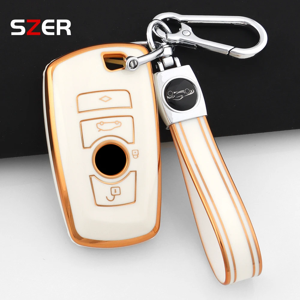 TPU Auto Schlüssel Fall Abdeckung Schutz Shell Fob Für BMW 1 3 5 7 Serie X1 X3 X4 X5 F10 F15 F16 F20 F30 F18 F25 M3 M4 E34 Schlüsselbund