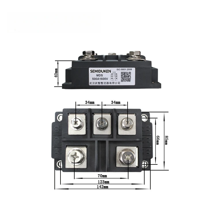 High Power Rectifier Bridge Module MDS500A1600V Bridge Rectifier Bridge MDS500A MDS600A