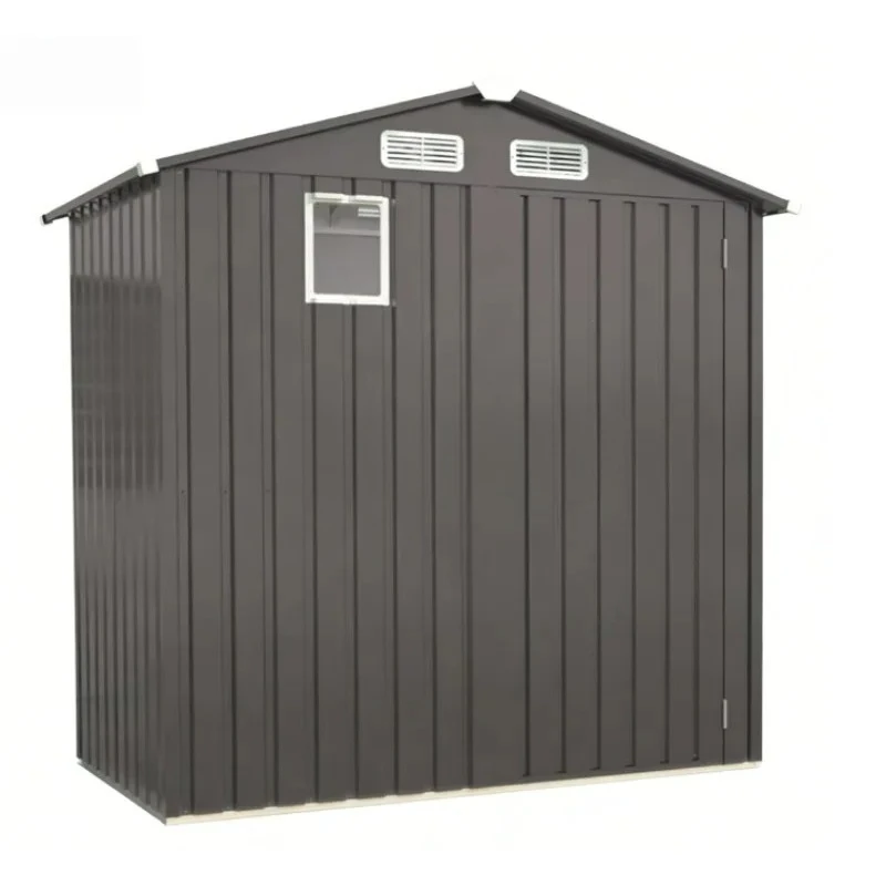 

New Model Aluminum Tool Shed 6x3.5ft with Observation Window Eco-Friendly Waterproof Rodent Proof Modern Design Easily Assembled