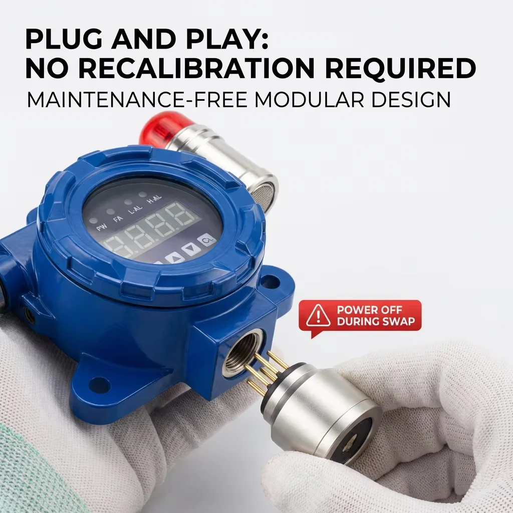 New Type Online Gas Monitor Fixed Gas Leak Detector for CH4 H2S O2 CO CO2 NH3 SO2 VOC C2H4 Gas Analyzers