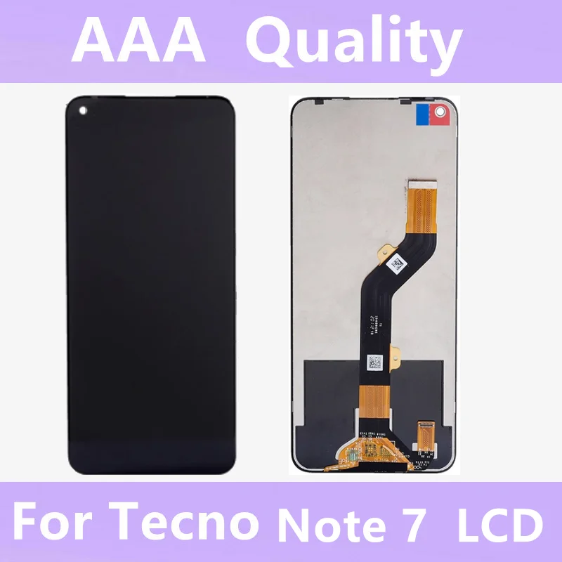 For Infinix Note 7  X690 X690B LCD Display Touch Screen Sensor Digitizer Assembly Note 7 X690 Front Display Panel Glass Full LCD