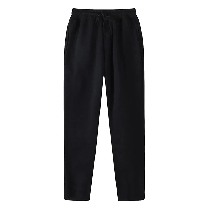 Mens Sweatpants Straight Fit Joggers for Sports and Streetwear Loose Oversized Casual Pant Drawstring Multi-pocket Men Long Pant