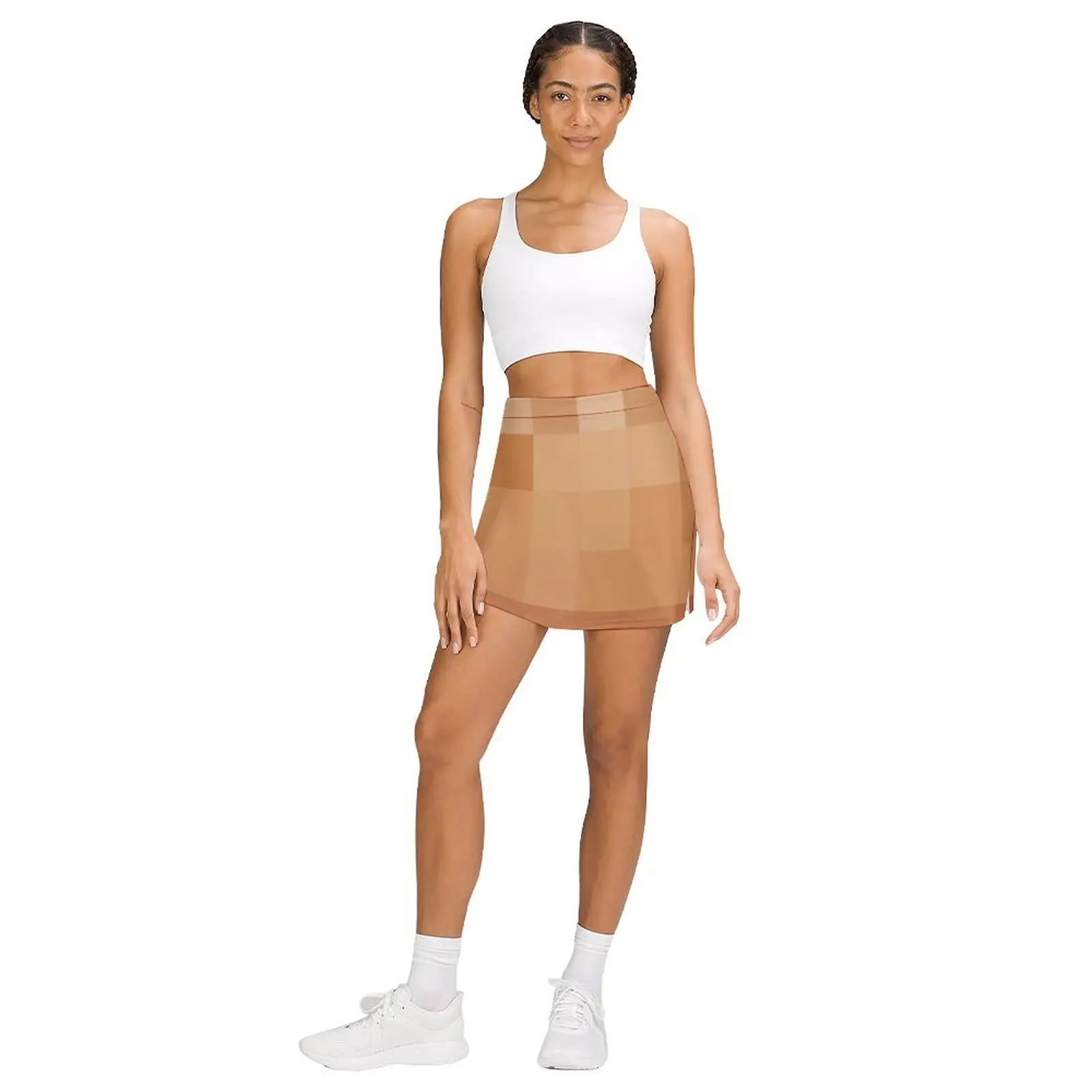 Nude Simian Mini Skirt กระโปรงสั้นสไตล์เกาหลี สําหรับผู้หญิง เสื้อผ้าแฟชั่นเกาหลี