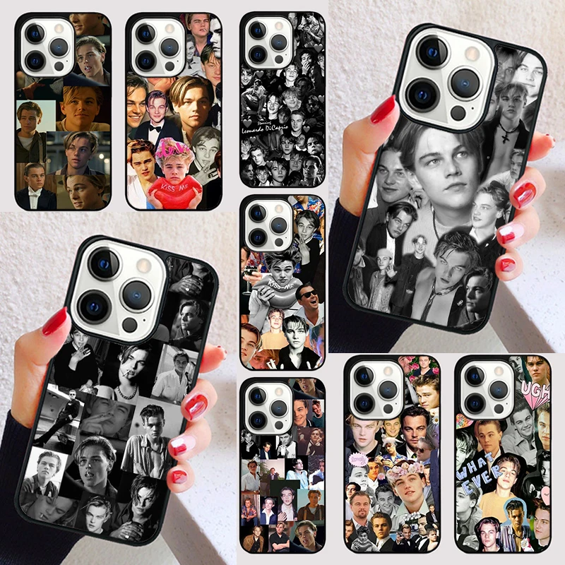 Leonardo Dicaprio Collage cover For iPhone 15 16 13 12 11 14 Pro Max Mini Max SE 2020 7 8 6S Plus Phone Case