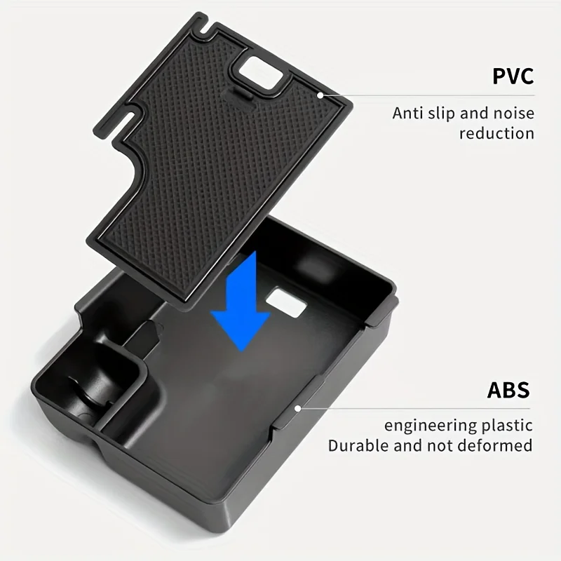 قسط ABS مخصص وحدة التحكم المركزية صينية ل MG MG3 2023-2025 دائم المضادة للانزلاق مسند الذراع صندوق تخزين اكسسوارات السيارات التصميم