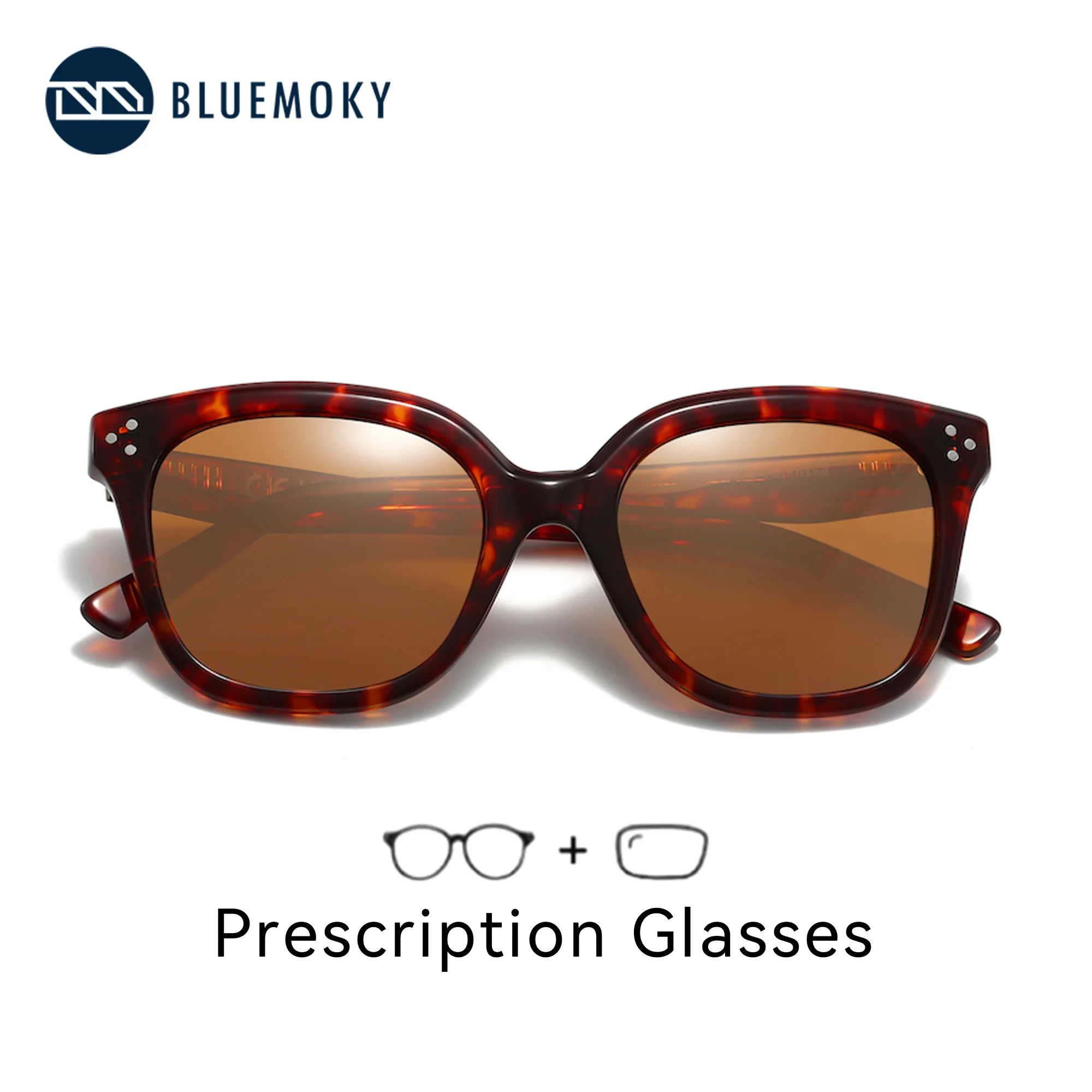 

BLUEMOKY стильный дизайн солнцезащитные очки по рецепту женские ацетатные поляризационные солнцезащитные козырьки UV400 защита очки для вождения ZS6245
