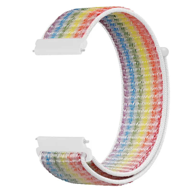 22 mm 20 mm Nylon-Schlaufenarmband für Samsung Galaxy Watch 3/4/5/6/Gear S3 Armband für Huawei Watch 5/GT6 5 4Pro/Amazfit GTR/GTS Gürtel