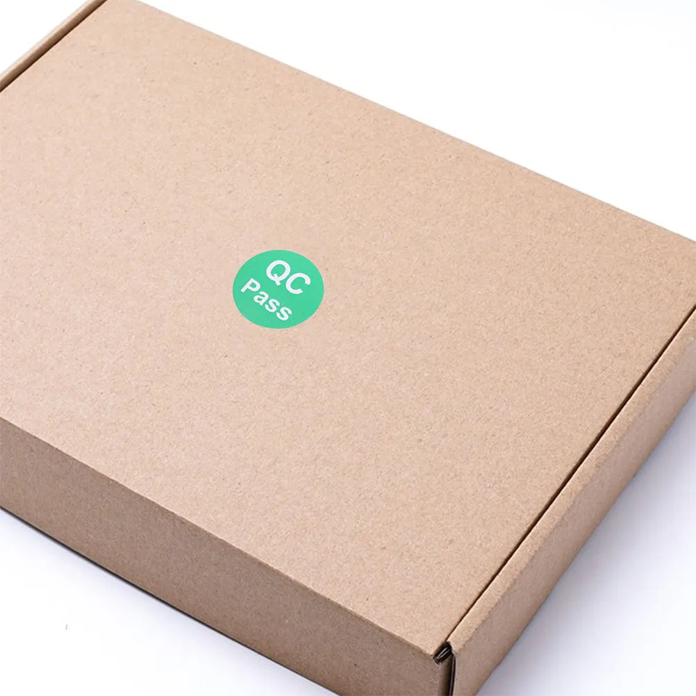 

1000 Pcs Quality Inspection Pass Label Inventory Labels Approved Product Adhesive Stickers Round Electrical Paper Passed