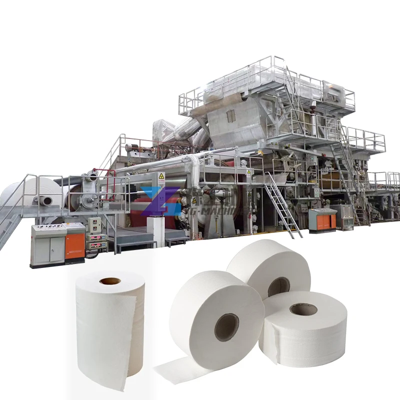 Waste Paper Wood Pulp 787mm Toilet Paper Making Machine Price Tissue Paper Machine Production Line