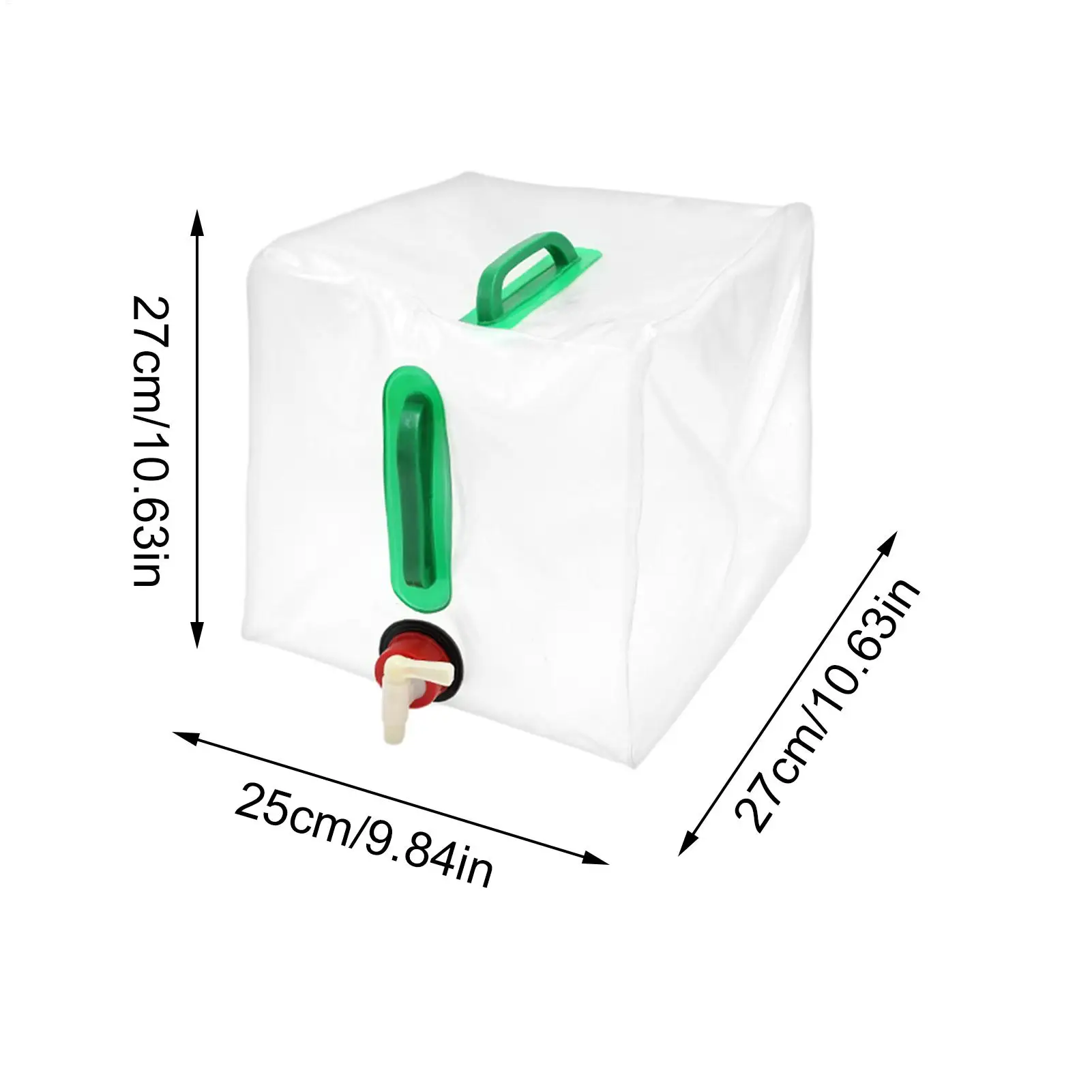 Potable Water Storage Containers 20L Foldable Leakproof Portable Bag With Spigot Food Grade Water Storage Containers For Camping - view 6