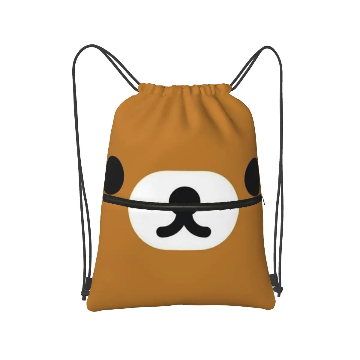 

Rilakkuma Relax Bear Big Face Backpacks Casual Drawstring Bags Sundries Bag Book Bags for Travel School