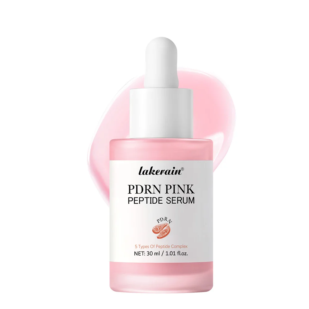 30ml Salmon PDRN Pink Peptide Glow Facial Serum Dark Spot Care Even Skin Tone Enhance Elasticity Smoothing Firming