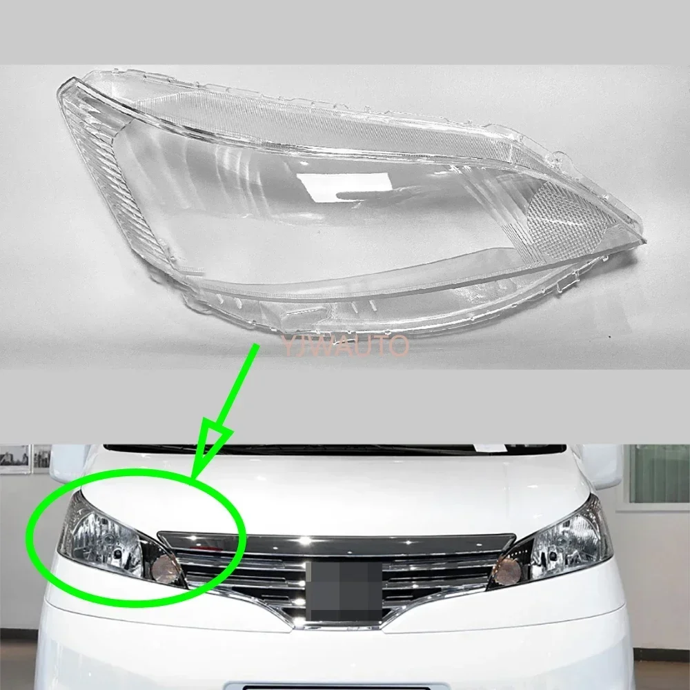 

For NISSAN NV200 2010 2011 2012 2013 2014 2015 2016 2017 2018 Headlight Cover Car Headlamp Lens Glass Front Lampshade Auto Shell