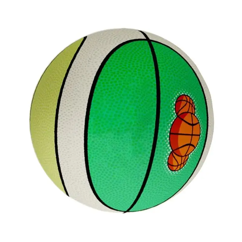 

Noiseless Basketball High Elastic Basketball Foam Toy For Age 3-12 Shock Absorption Sponge Ball For Kids Team Practice Floor