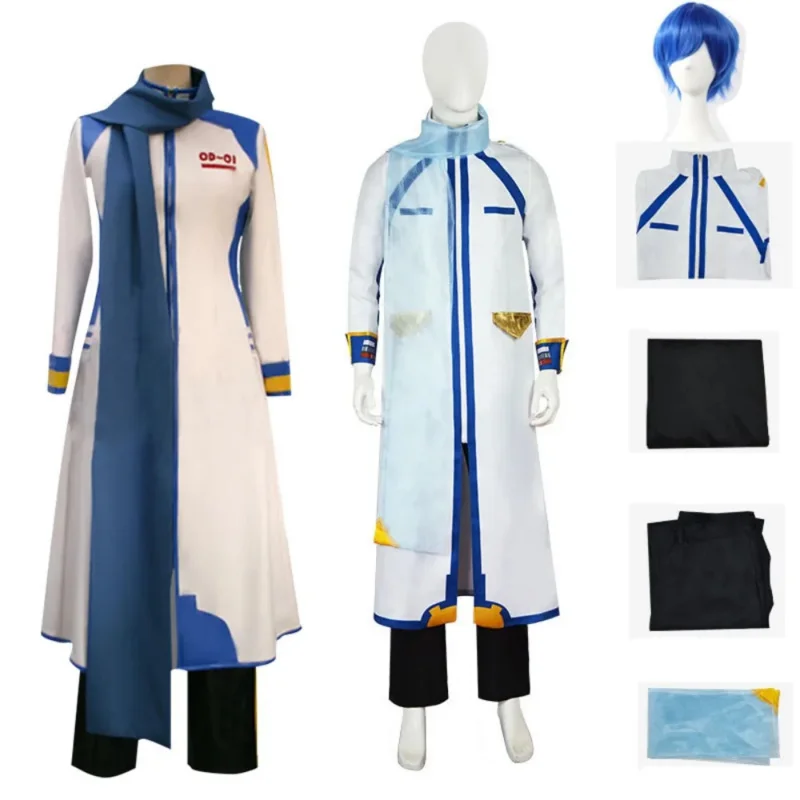 Ss13Anime Project Sekai 다채로운 무대 가수 가장 나이든 형제 코스프레 의상 Kaitoo Disguise 유니폼 할로윈 파티 의류