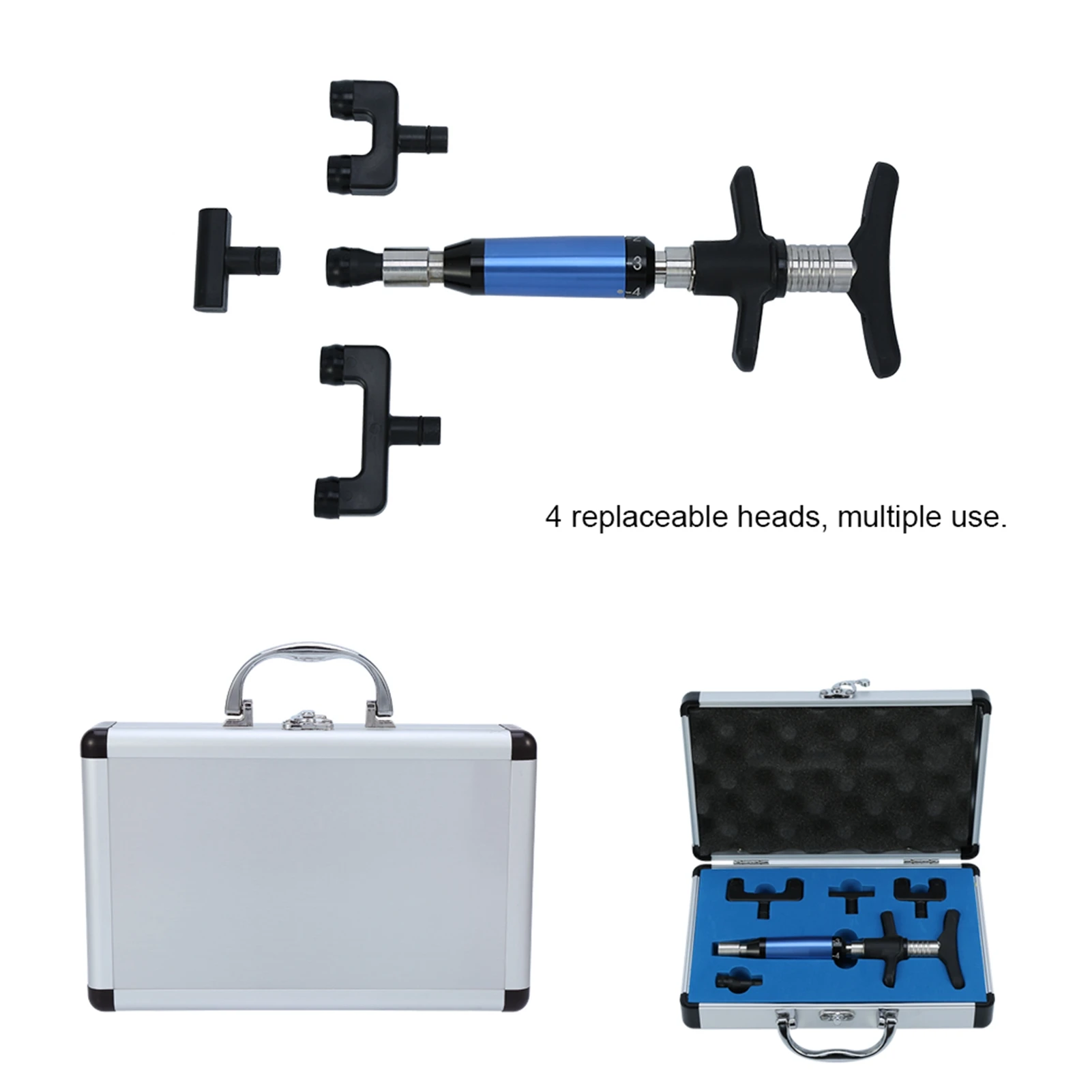 Chiropractic Tool Chiropractic Adjusting Tool 2 Types 6 Levels Manual Chiropractic Spine Adjusting Corrector Tool Forth Massager