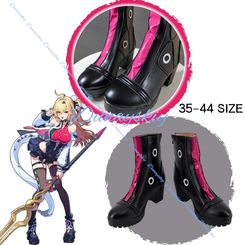 

Game Zenless Zone Zero Cissia Cosplay Shoe PU Red Black Boot Sexy Lovely Uniform Halloween Party Role Play Outfit Women