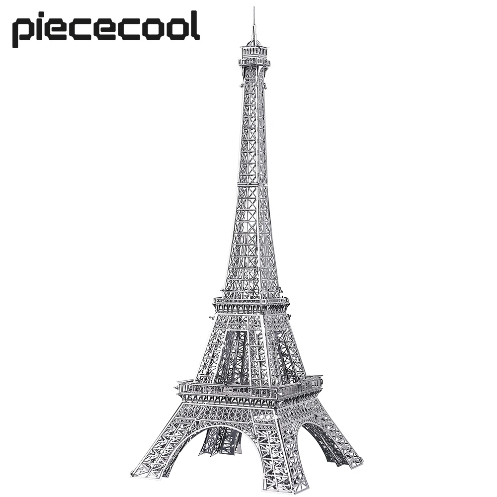 

Piececool 3D Metal Puzzles for Adult Eiffel Tower Jigsaw Building Kits Brain Teaser