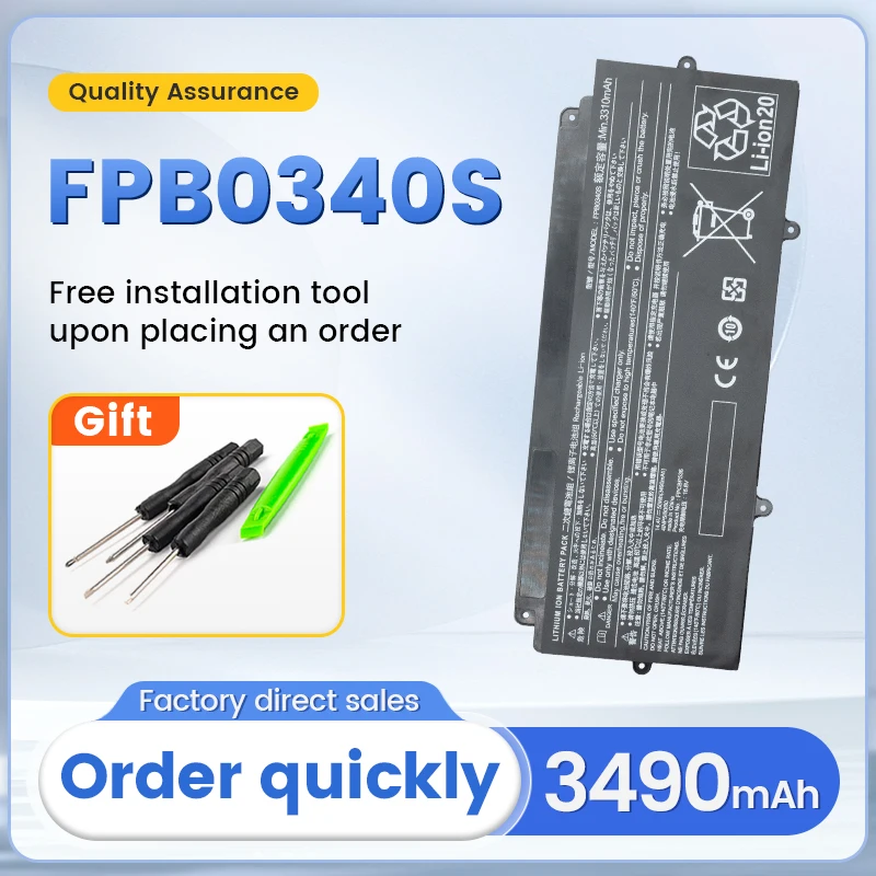 

SOMI 4,4 В 50WH 3310 мАч FPB0340S аккумулятор для ноутбука Fujitsu FPCBP536 LifeBook U937 U938 U939 U939X CP737634-01