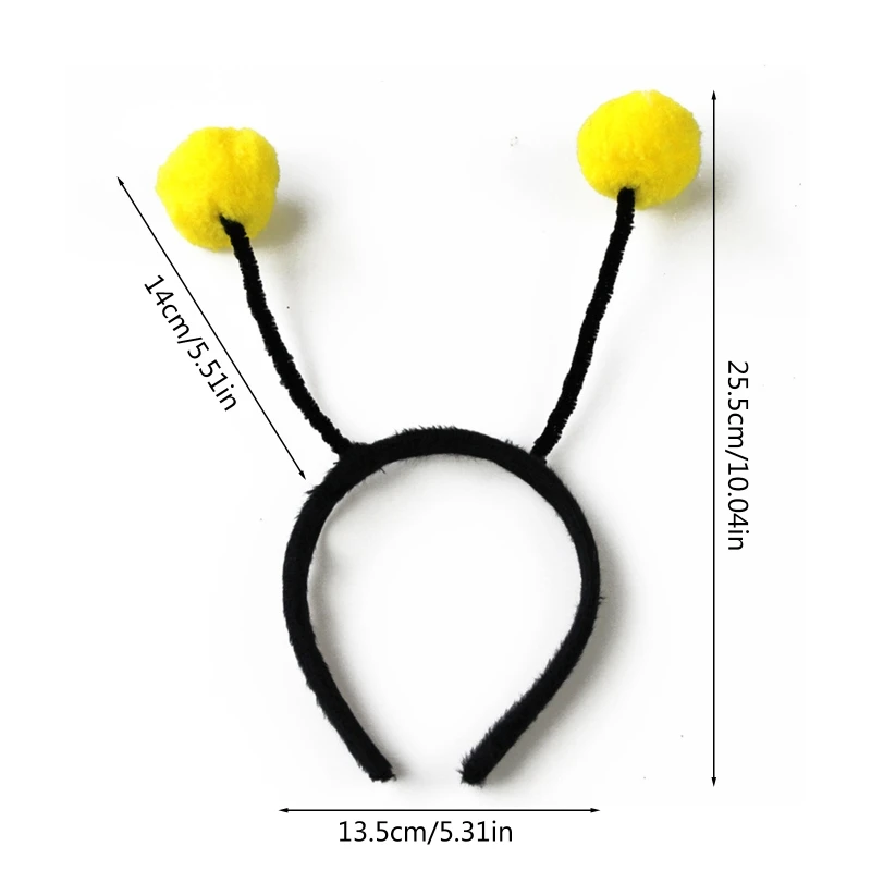 Women Girls Antennas Headband Ball Cosplay Costume Hair