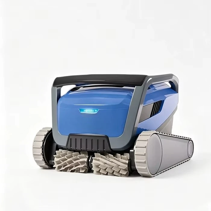 Dolphin M600 Fully Automatic Plastic Sewage  Dual-Drive Above Ground Pool Cleaner Robotic with Lithium Battery