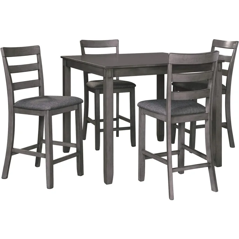 

Bridson 5 Piece Counter Height Dining Room Set, Includes Table & 4 Bar Stools