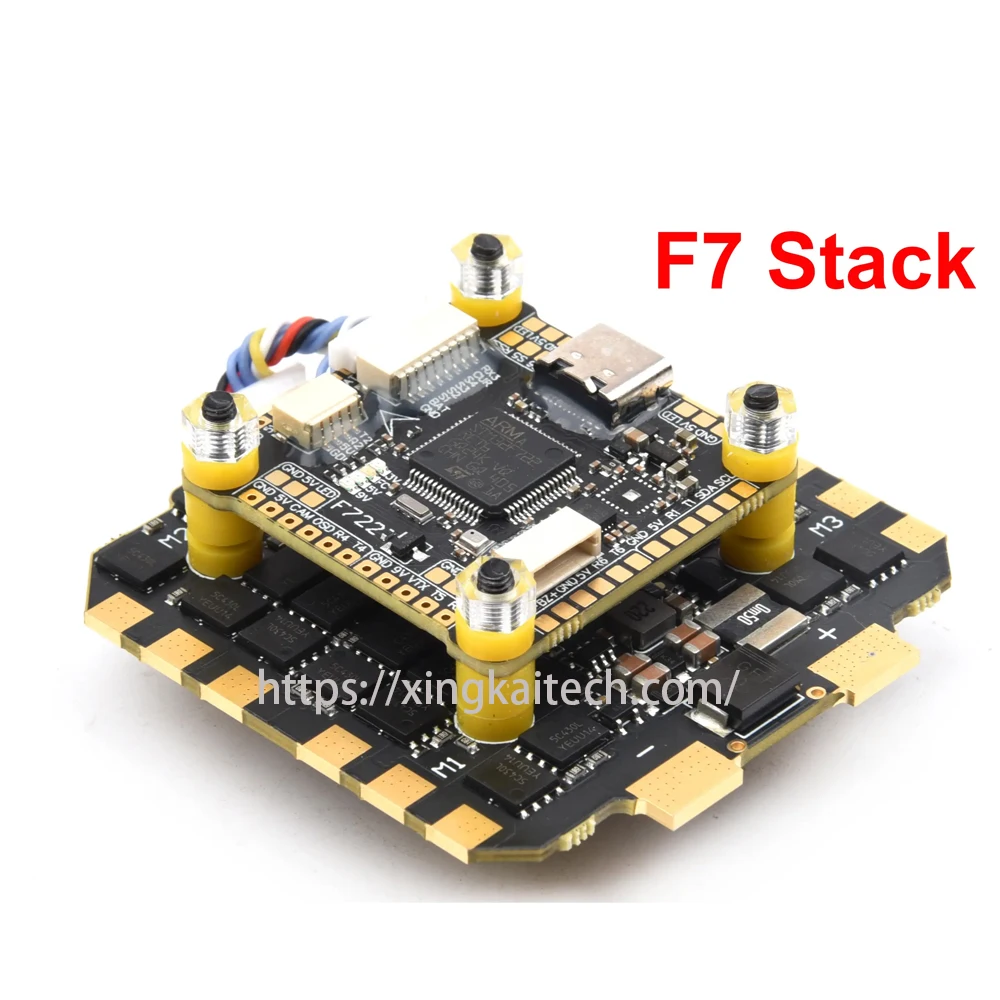 

FC ESC F405 Stack F4 F405/F7 F722 F722HDFlight Controller 80A 4in1STACK 3-8S SURPORT BetaFlight/INAV for MARK4 13inch FPV Drone
