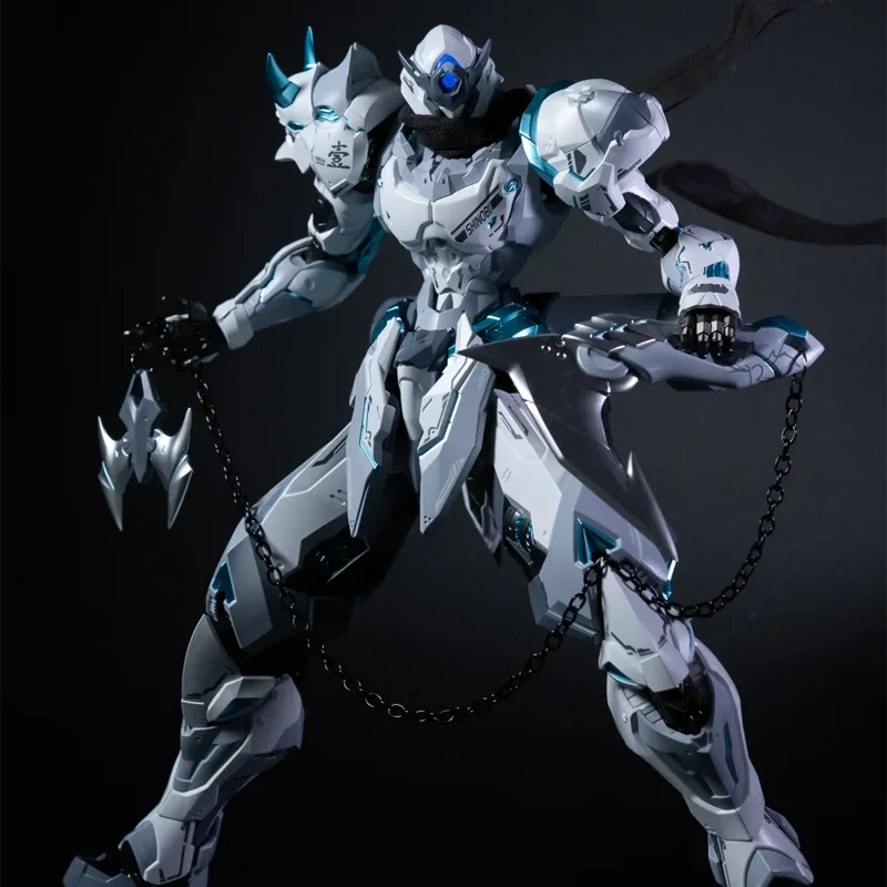 Figurka akcji White Ghost CD-07W Series, rama wykonana ze stopu odlewanej ciśnieniowo, wykwintna dekoracja na biurko, model do samodzielnego montażu, zabawka, prezent-niespodzianka