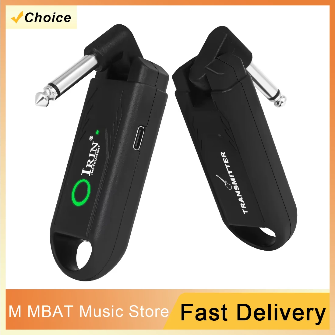 

BWS9 Гитарный аудиопередатчик Приемник Bluetooth Стабильная передача без помех Запчасти для электрогитары Оборудование с USB