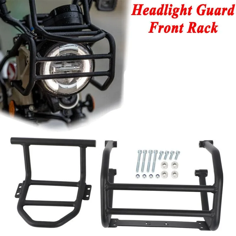 For CT125 Hunter Cub Trail 125 Front BlackHead light Guard Protector Cover Grill Bracket