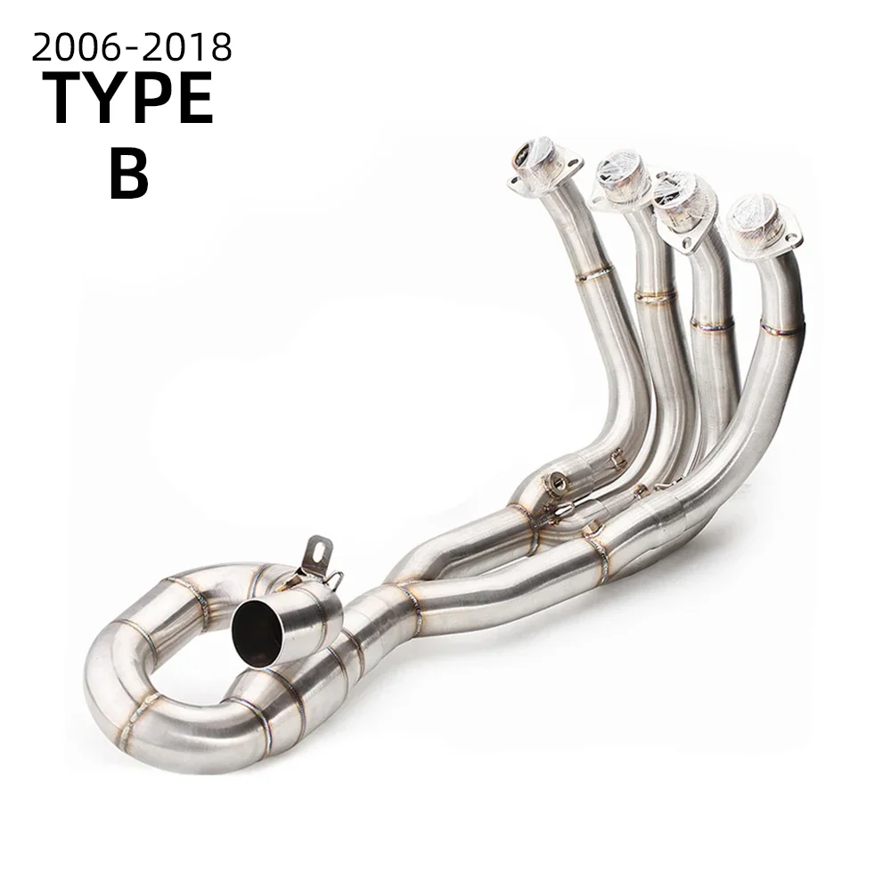 

Factory Hot Selling For R6 2006-2014 2006-2020 2017 2018 Motorcycle Exhaust System Slip On Front Tube Link P