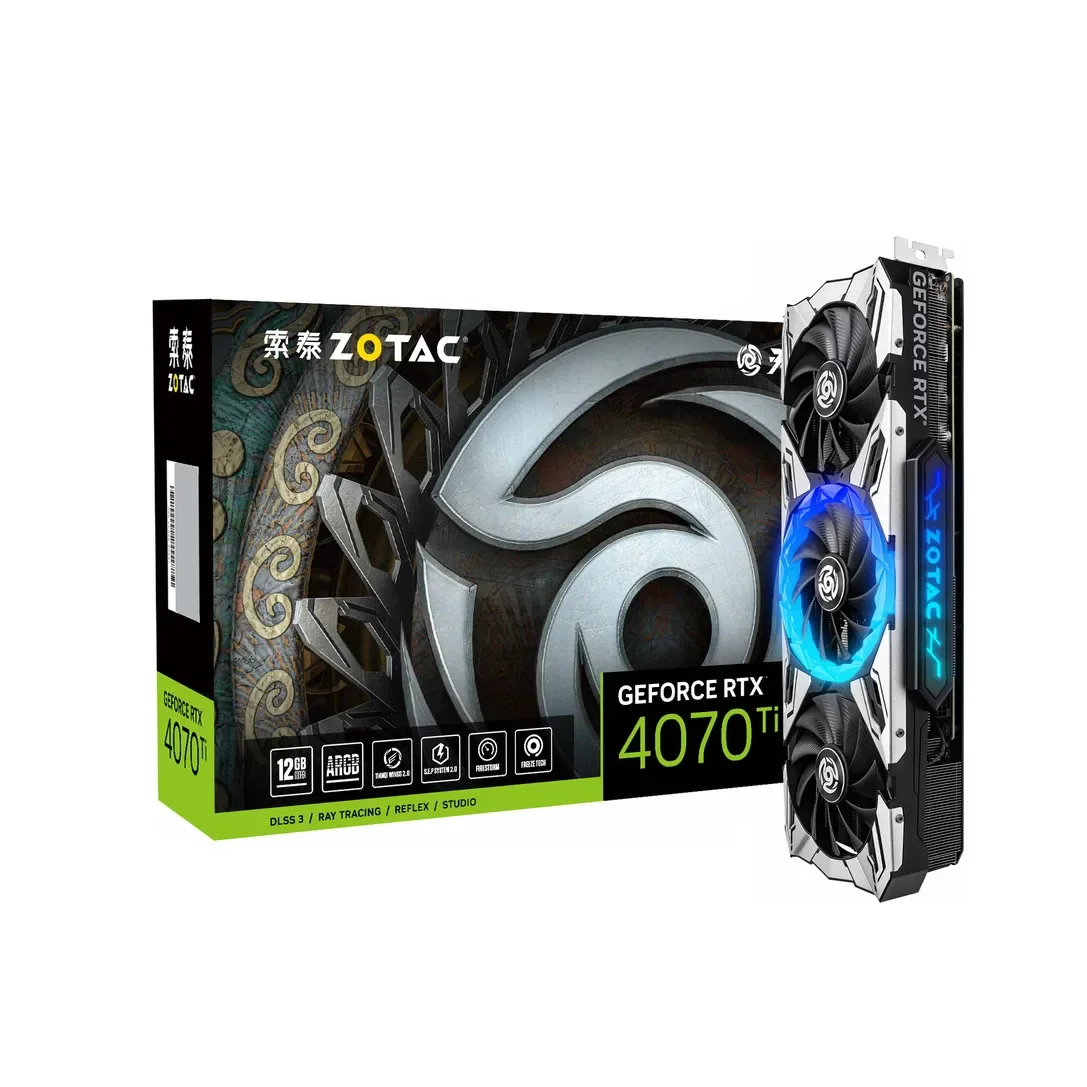 

New ZOTAC RTX 4070Ti-12GB Apocalypse OC GDDR6X Gaming Graphics Card GPU RTX 4070 Ti