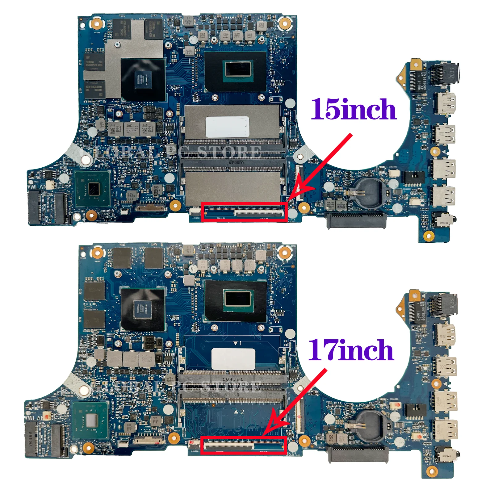 FX505GD Mainboard For ASUS FX505G FX505GE FX705GD FX705GE MW505G PX505G FX86F Laptop Motherboard i5 i7 8th Gen GTX1050Ti/GTX1050