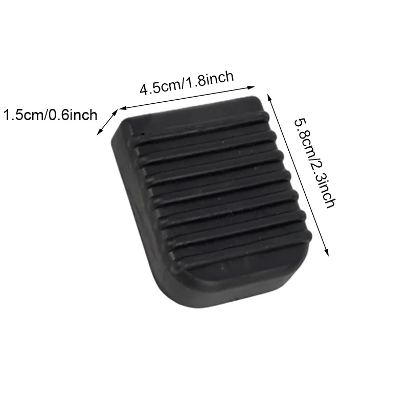 1/2/4Pcs Motorcycle Footrest Pad Soft Rubber Pad For Scooter Base Plate Anti-slip Pads Motorcycle Base Bracket Extension Foot image 2