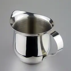 60/90/150/240ml Milk Jugs Stainless Steel Milk Frothing Jugs Coffee Pitcher Pull Flower Cup Cappuccino Coffee Pot Espresso Cups