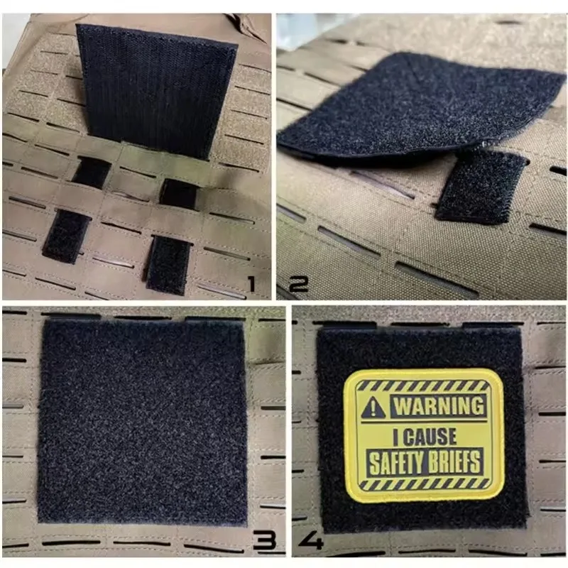 Placa MOLLE táctica para parches y montaje de equipo - imagen 3