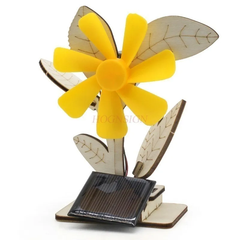

1 set Technology production, handmade photovoltaic experiment, solar petal fan, student DIY teaching tool